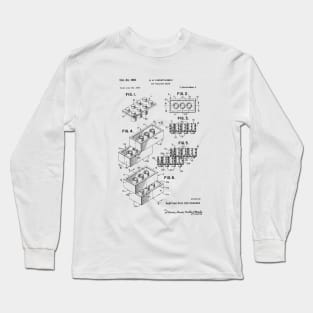 LEGO DESIGN PATENT DRAWING Long Sleeve T-Shirt